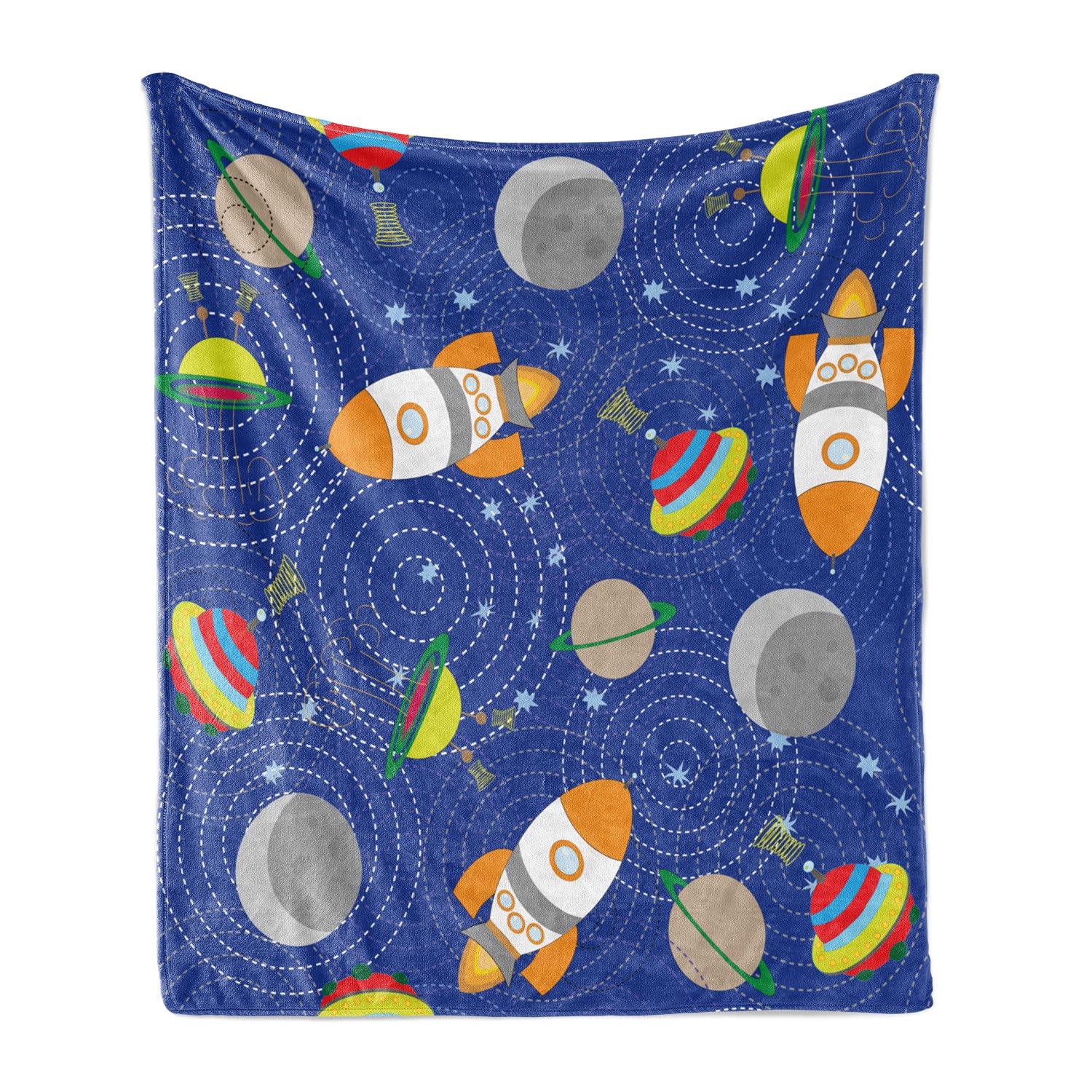 Ambesonne Space Themed Fleece Throw Blanket - 50