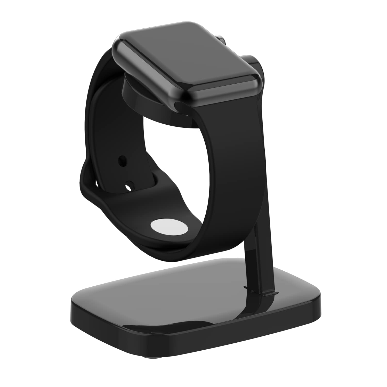 Balerion Magnetic Charging Dock for Apple Watch Series SE/7/6/5 - Fast Wireless Charger with Nightstand Mode - Perfect for Home, Office & Travel Accessories (Black)