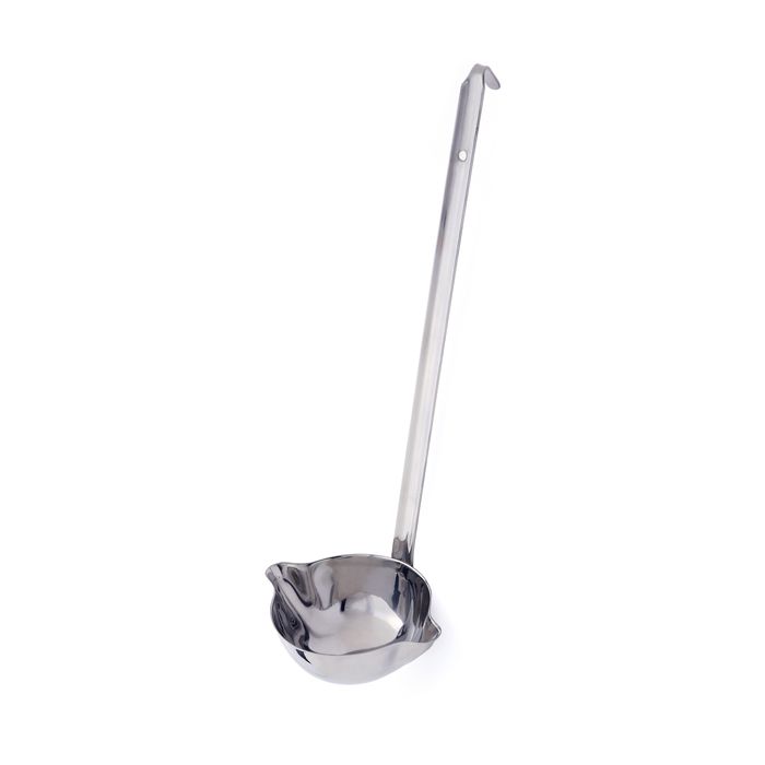 Stainless Steel Canning Ladle with Wooden Handle - Durable Kitchen Tool for Preserving Jams, Sauces & Pickles - Perfect for Home Canning, Cooking & Food Storage