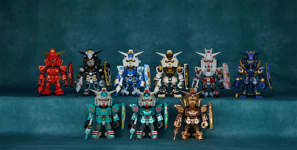 Bandai Chinese Zodiac Gundam Mini Box Set 2025 - 9-Piece Collectible Model Kit | Perfect for Anime Fans, Gifts & Display Collections