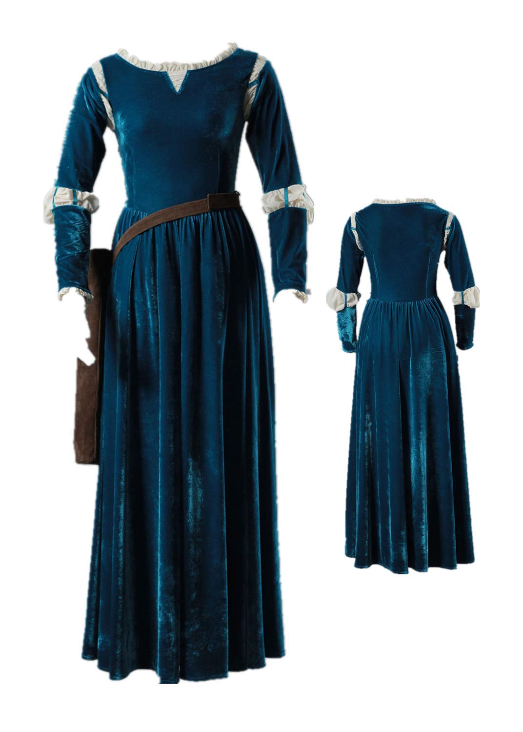 YOUYI Brave Princess Cosplay Dress - US Size Women's Costume Gown for Halloween, Cosplay Parties & Renaissance Fairs | Elegant Ball Gown with Skirt Suit Design