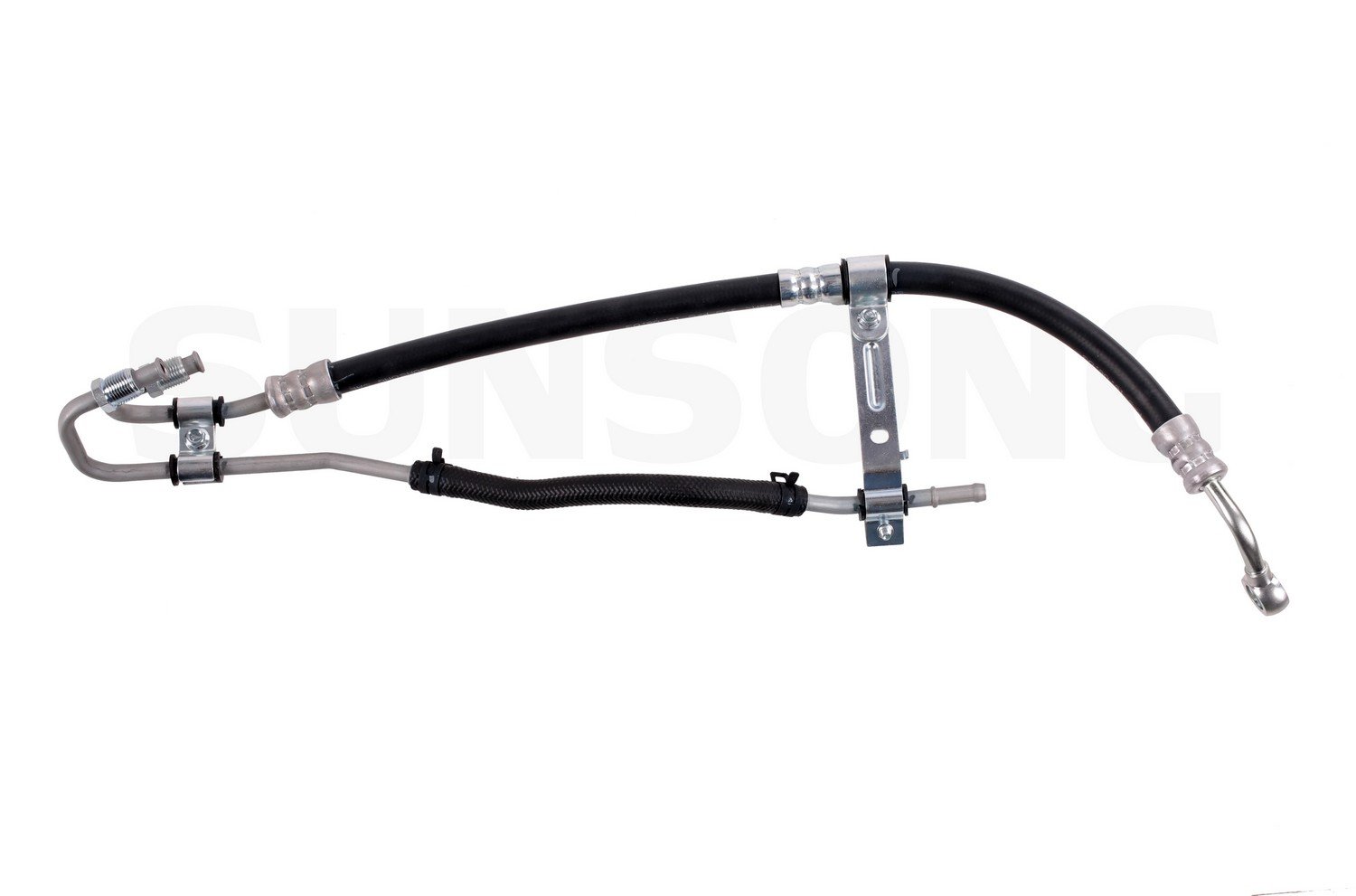 Sunsong 3401199 Power Steering Hose Assembly - High-Performance Replacement for Smooth Steering | Ideal for Trucks, SUVs, and Off-Road Vehicles