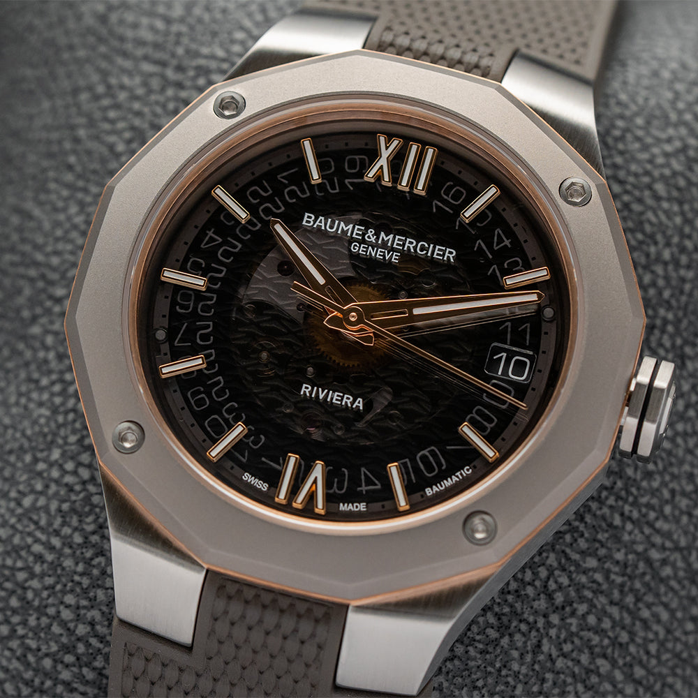 Riviera Titanium 39mm 10720 Watch - Luxury Men's Titanium Watch with Date Display - Perfect for Business, Formal Events & Everyday Wear