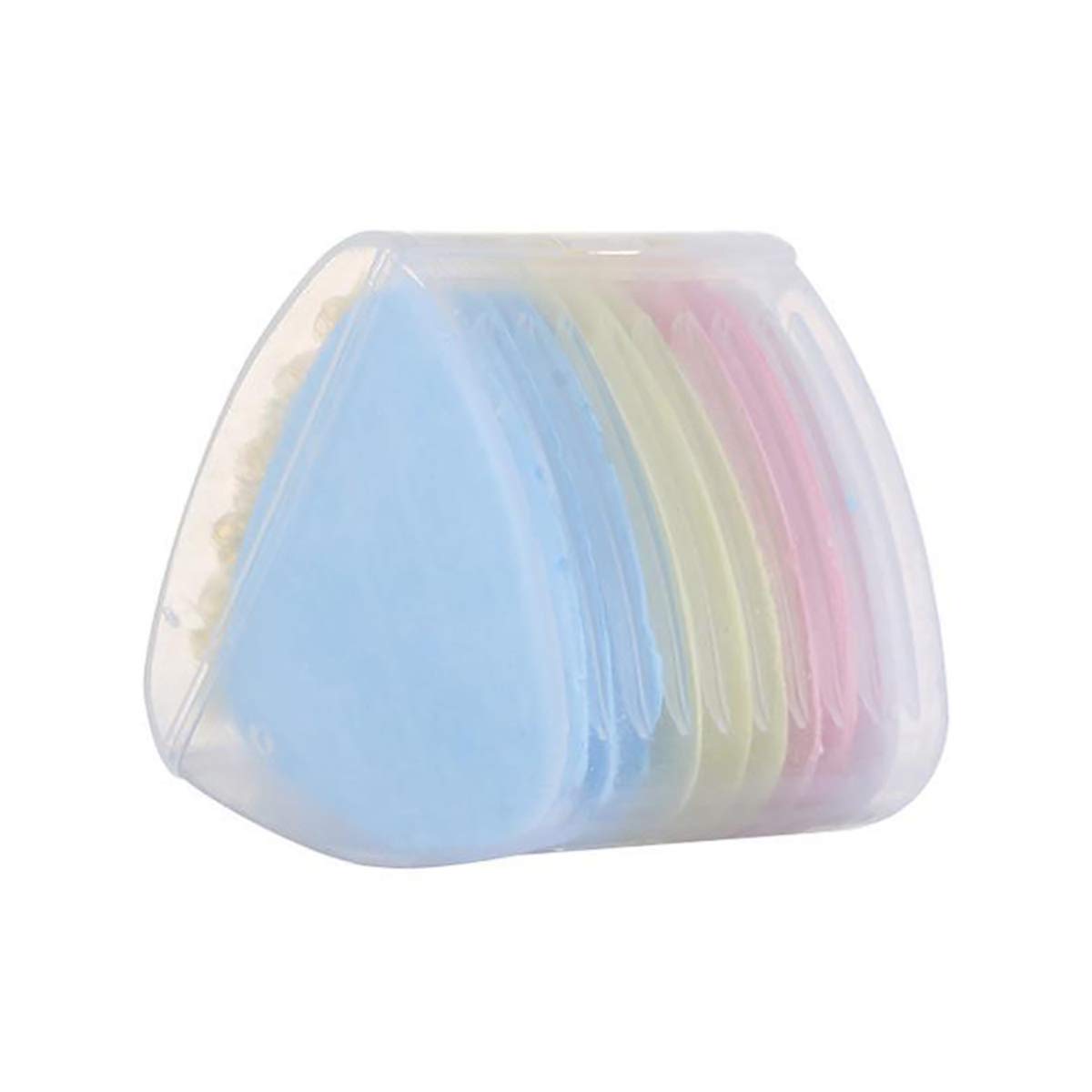 LKXHarleya 10-Piece Triangle Tailor's Chalk Set - Professional Sewing Chalk for Fabric Marking, Quilting & Tailoring (White/Yellow/Red/Blue) - Perfect for DIY Sewing Projects, Dressmaking & Crafting