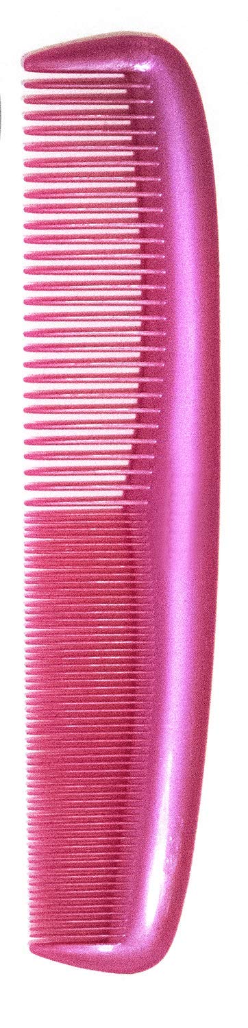 Kabello 6-Piece Hair Comb Set for Women & Men - Detangling, Styling & Hair Care (Pink) - Perfect for Home, Salon & Travel Use
