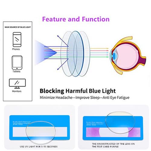 Stylish Cat Eye Blue Light Glasses for Women - Rhinestone Readers for Work & Screen Time