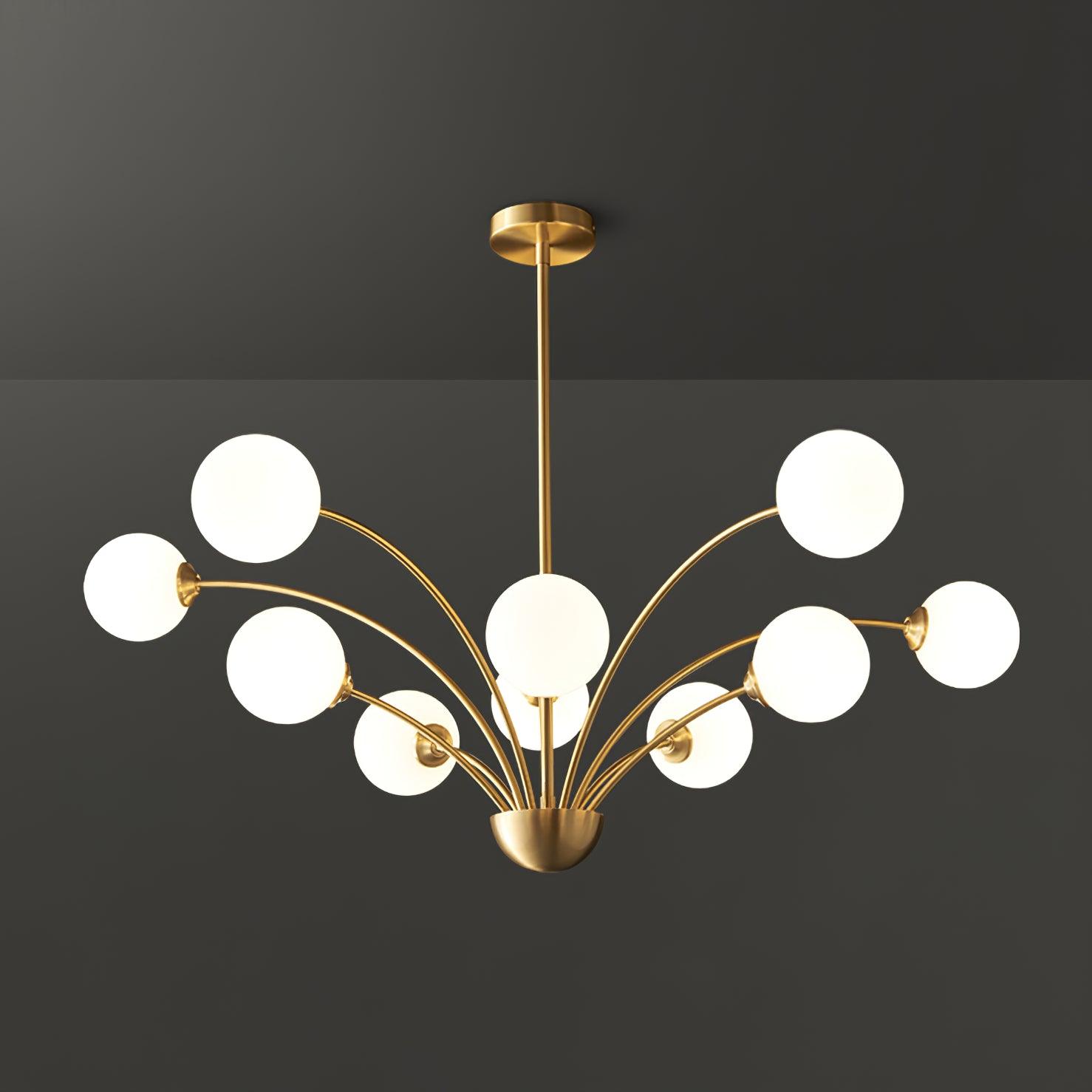 Millender Chandelier - Elegant Crystal Ceiling Light Fixture for Dining Room & Living Room | Modern Home Decor Lighting