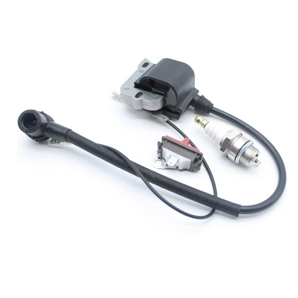 Husqvarna Chainsaw Ignition Coil, On/Off Stop Switch & Spark Plug Replacement Kit - Compatible with Models 50, 51, 55, 61, 254, 257, 261, 262, 266, 268, 272 - Perfect for DIY Repairs & Maintenance