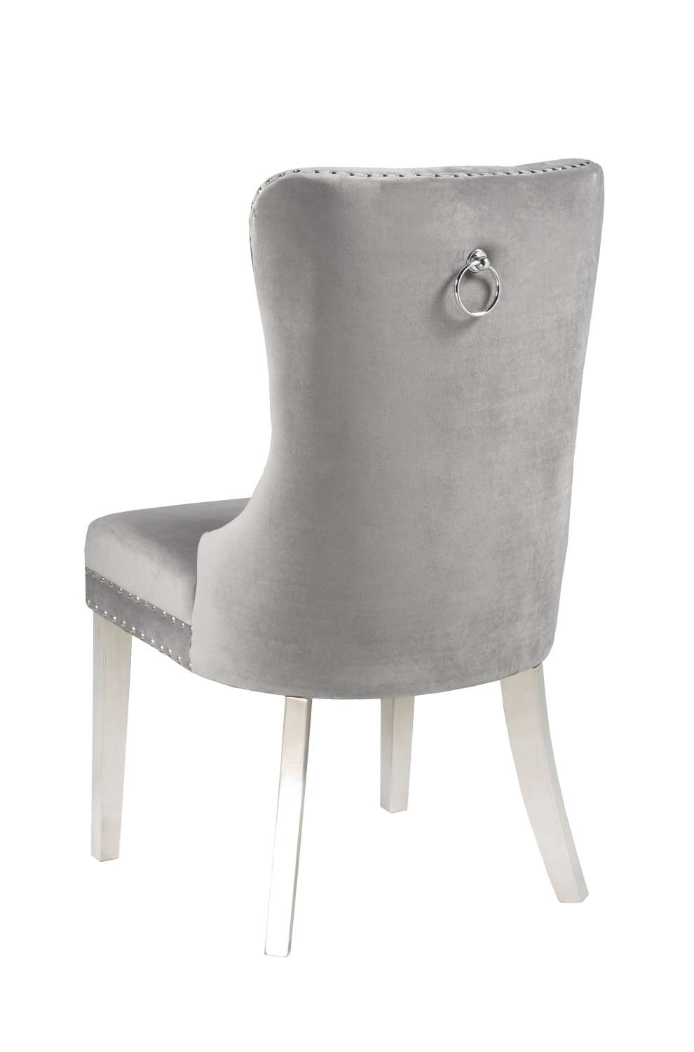 Modern Grey Cuba Dining Chair - Elegant & Comfortable for Kitchen, Dining Room, or Breakfast Nook | Perfect for Home & Restaurant Decor