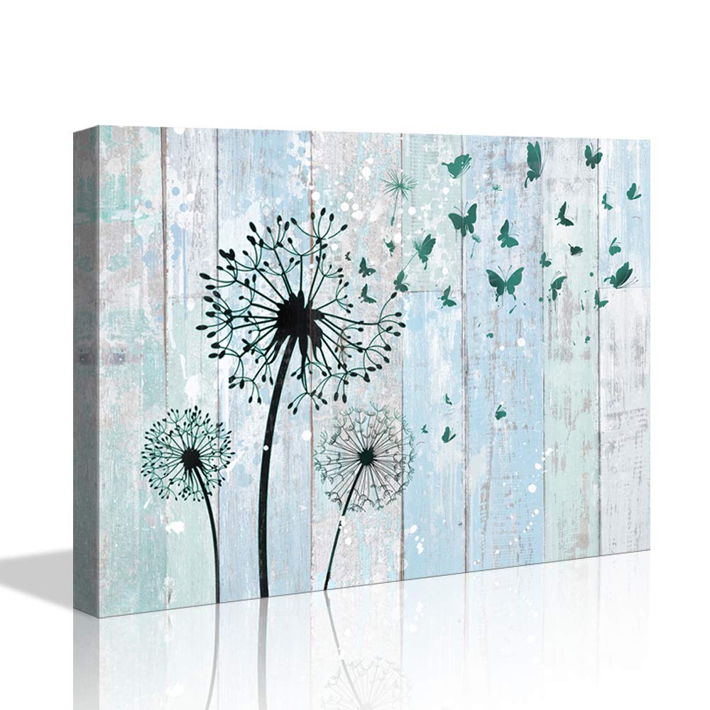 12x16 Inch Rustic Canvas Wall Art - Farmhouse Country Decor for Bathroom, Bedroom & Kitchen | Modern Canvas Prints for Home & Office Decor