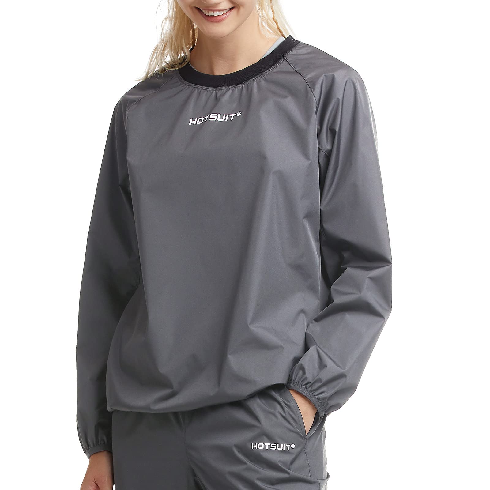 HOTSUIT Women's Sauna Suit - Durable Gym Workout Sauna Jacket & Pants Set for Weight Loss & Detox - Perfect for Home Fitness, Running, and Hot Yoga