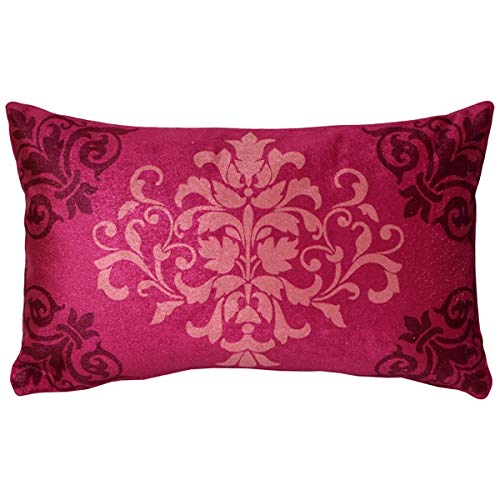 The Velvet Damask Rose Throw Pillow: A Touch of Elegance in Every Home