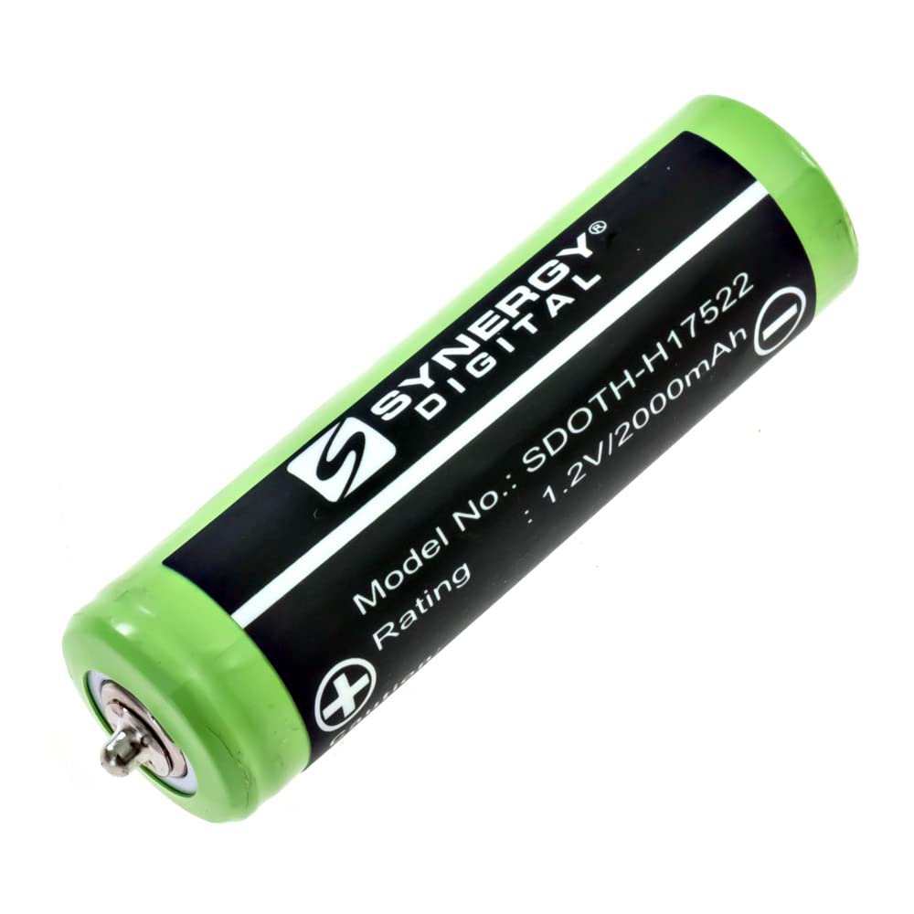 Premium Ni-MH Replacement Batteries for Braun Series 3 Shavers - 1.2V 2000mAh (2-Pack) - Compatible with Braun 1HR-AAUV Battery - Perfect for Travel & Daily Shaving Needs