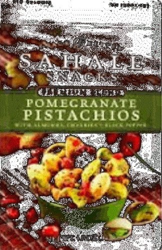 Sahale Snacks Premium Pomegranate Pistachios with Almonds, Cherries & Black Pepper - 5 Pack (4oz Each) | Healthy On-The-Go Snack for Hiking, Office & Travel