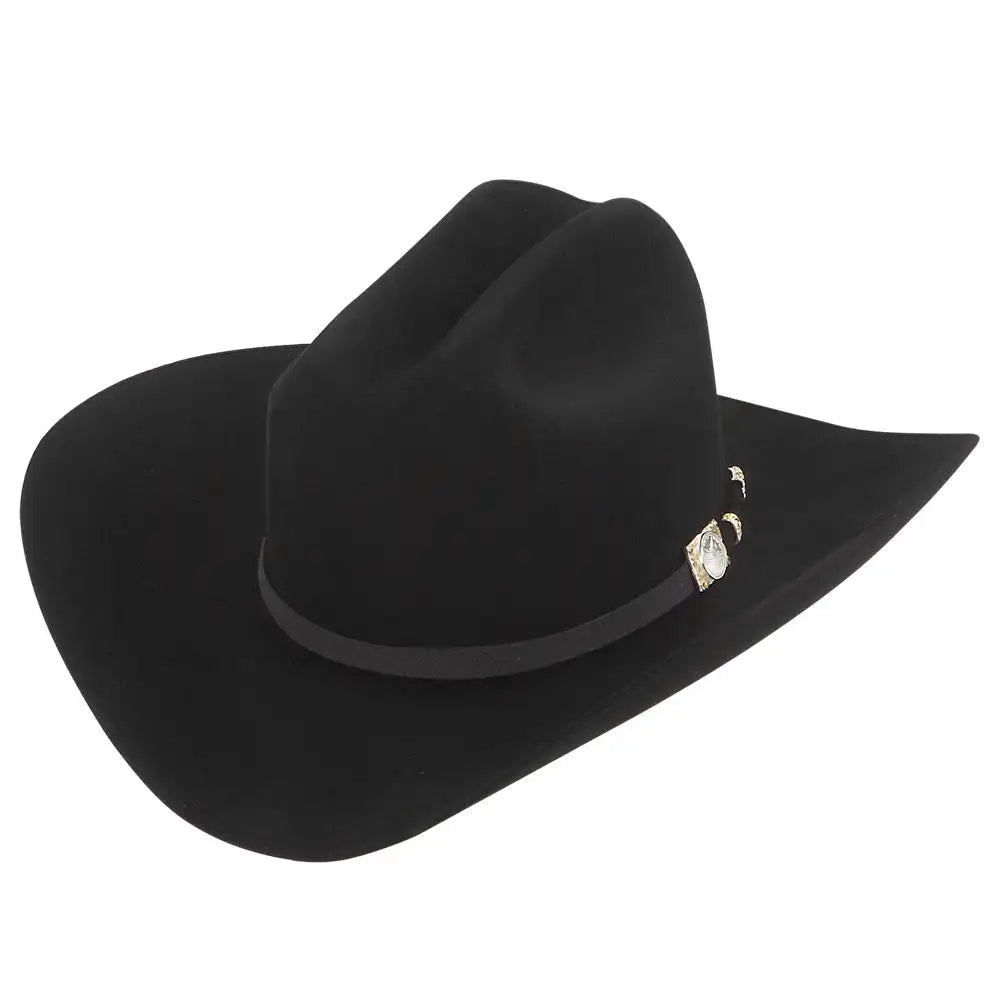 Larry Mahan's Independencia 100X Fur Felt Cowboy Hat for Men - Western Style Rancher Hat for Rodeo, Horseback Riding & Outdoor Adventures