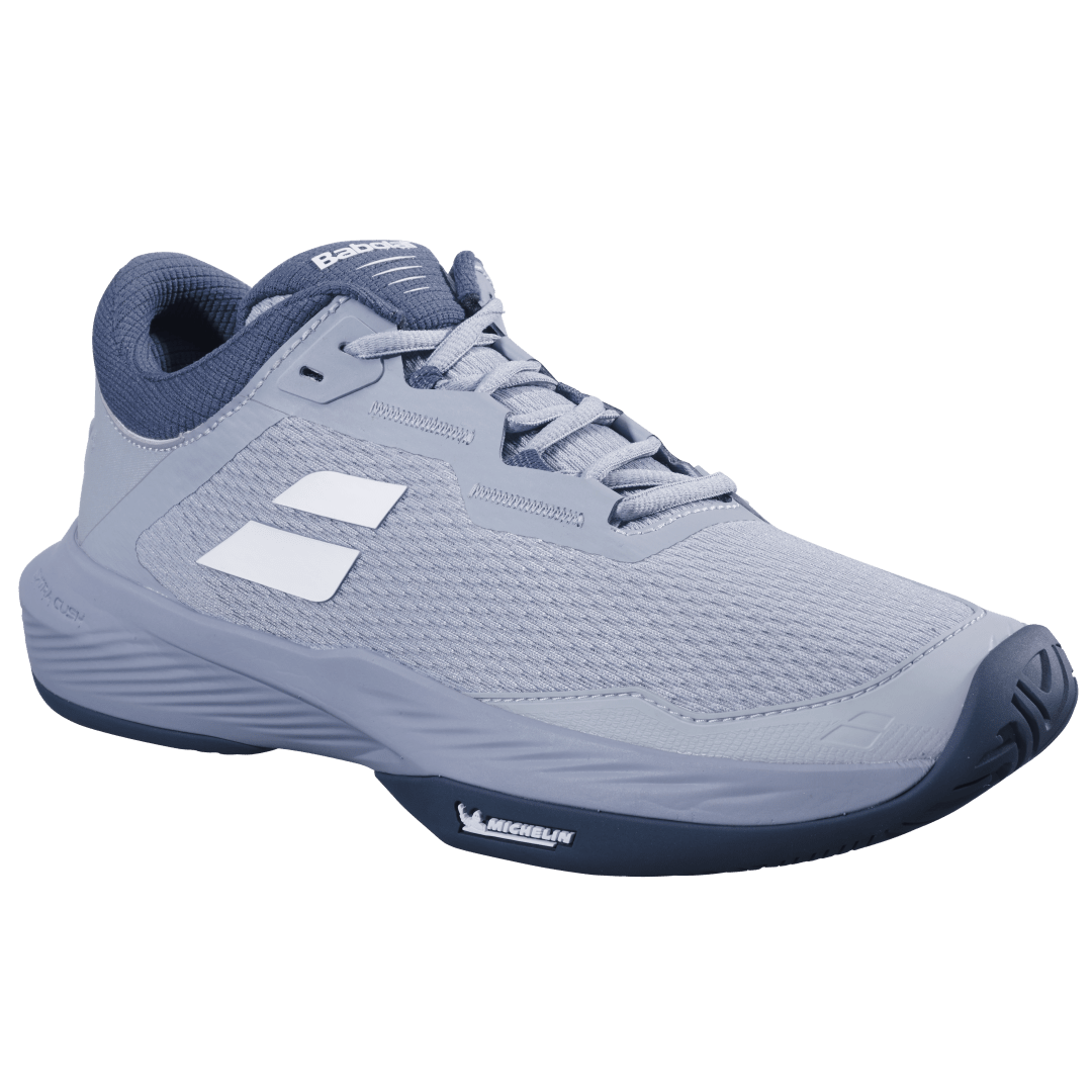 Babolat Men's SFX 4 All Court Tennis Shoes - Grey/White - Lightweight & Durable for All Court Play - Perfect for Tennis, Training & Casual Wear
