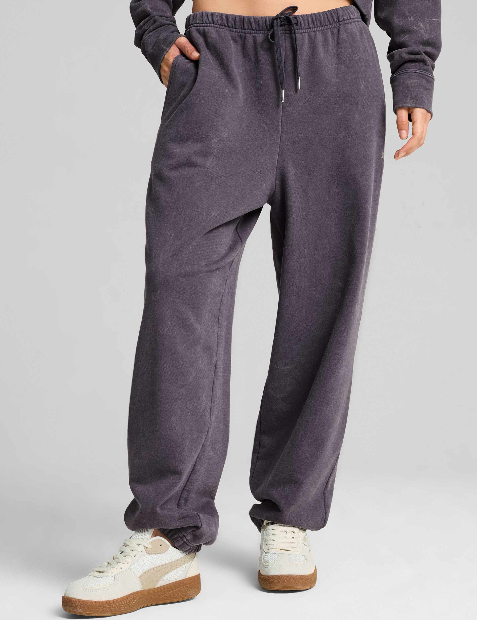 DARE TO Relaxed Washed Pants for Men - Comfortable Casual Trousers in Galactic Grey | Perfect for Everyday Wear, Weekend Outfits & Street Style Fashion