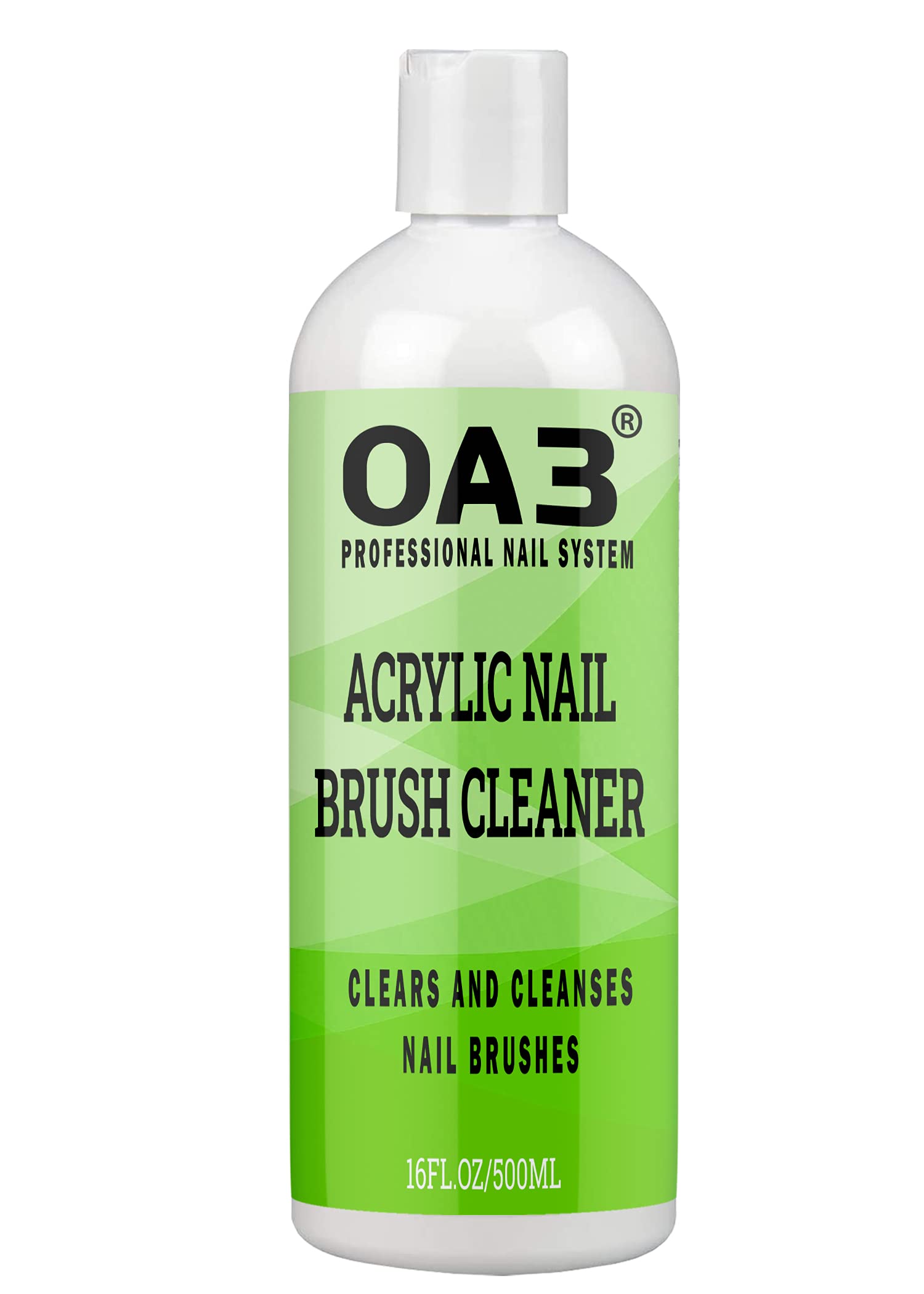 UV Nail Gel Brush Cleaner & Acrylic Nail Brush Cleaner Remover - Powerful 500ml Build-Up Dissolver for Professional Salon & Home Manicure Care