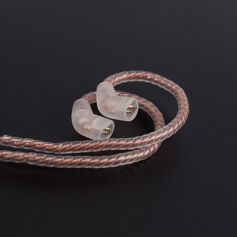 BLON BL-03 4 Core Single Crystal Copper Upgrade Cable - 2PIN 3.5mm Gold-Plated Audio Cable for BLON BL03 IEMs | Perfect for Audiophiles & Music Lovers
