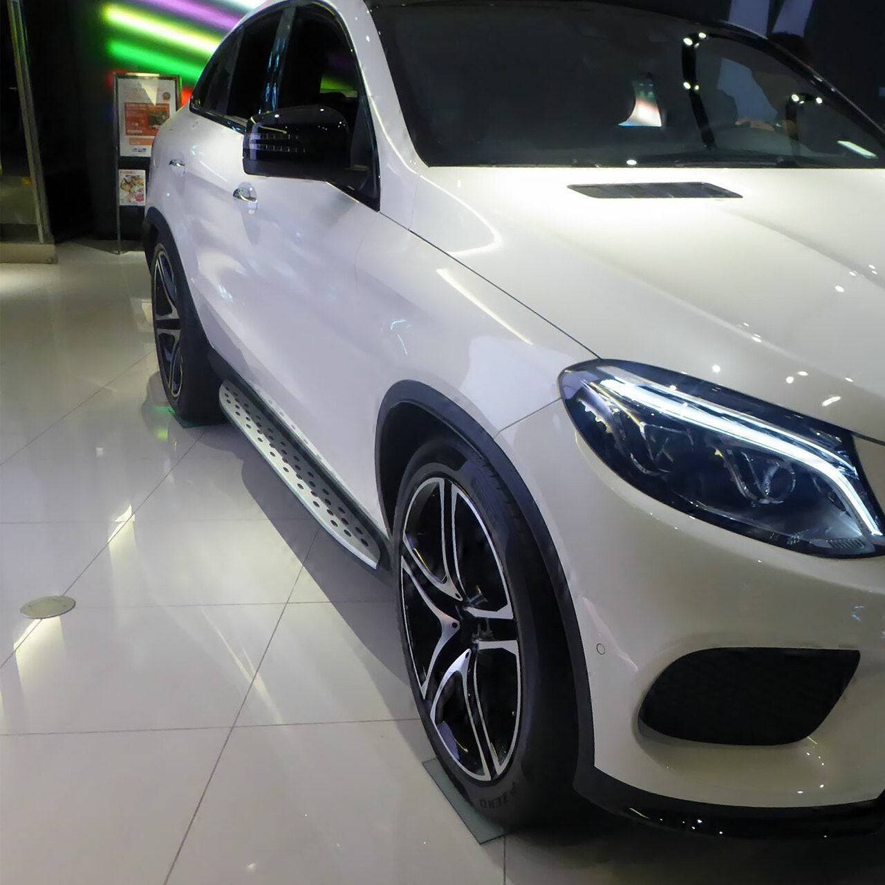 2016-2020 Mercedes Benz C292 GLE Coupe Aluminum Running Boards - Durable Side Steps for Easy Entry & Exit - Perfect for SUVs, Off-Roading & Daily Commute