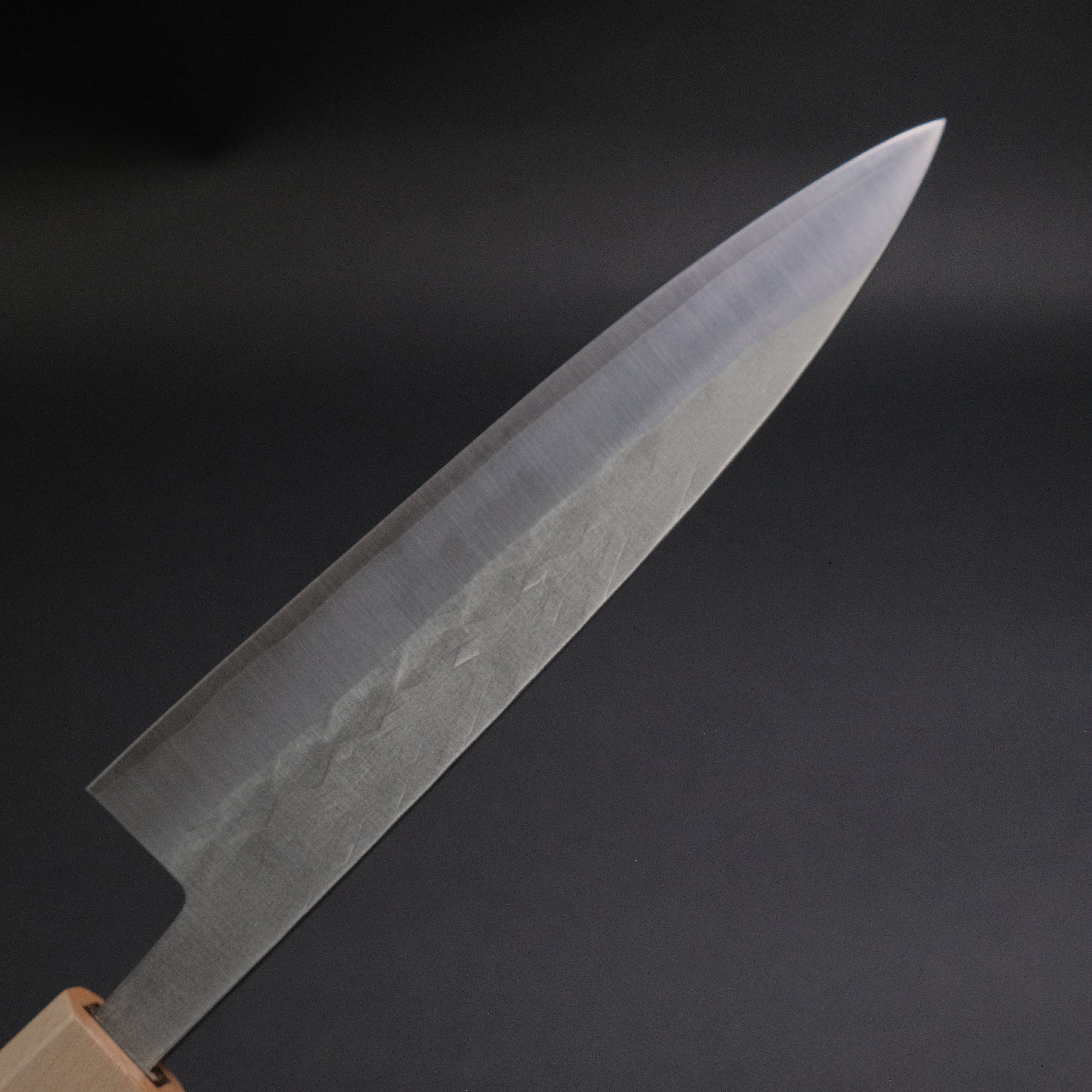 Hitohira TD SLD Tsuchime Gyuto 165mm Japanese Chef Knife with Walnut Handle - Perfect for Sushi, Meat Slicing & Vegetable Cutting