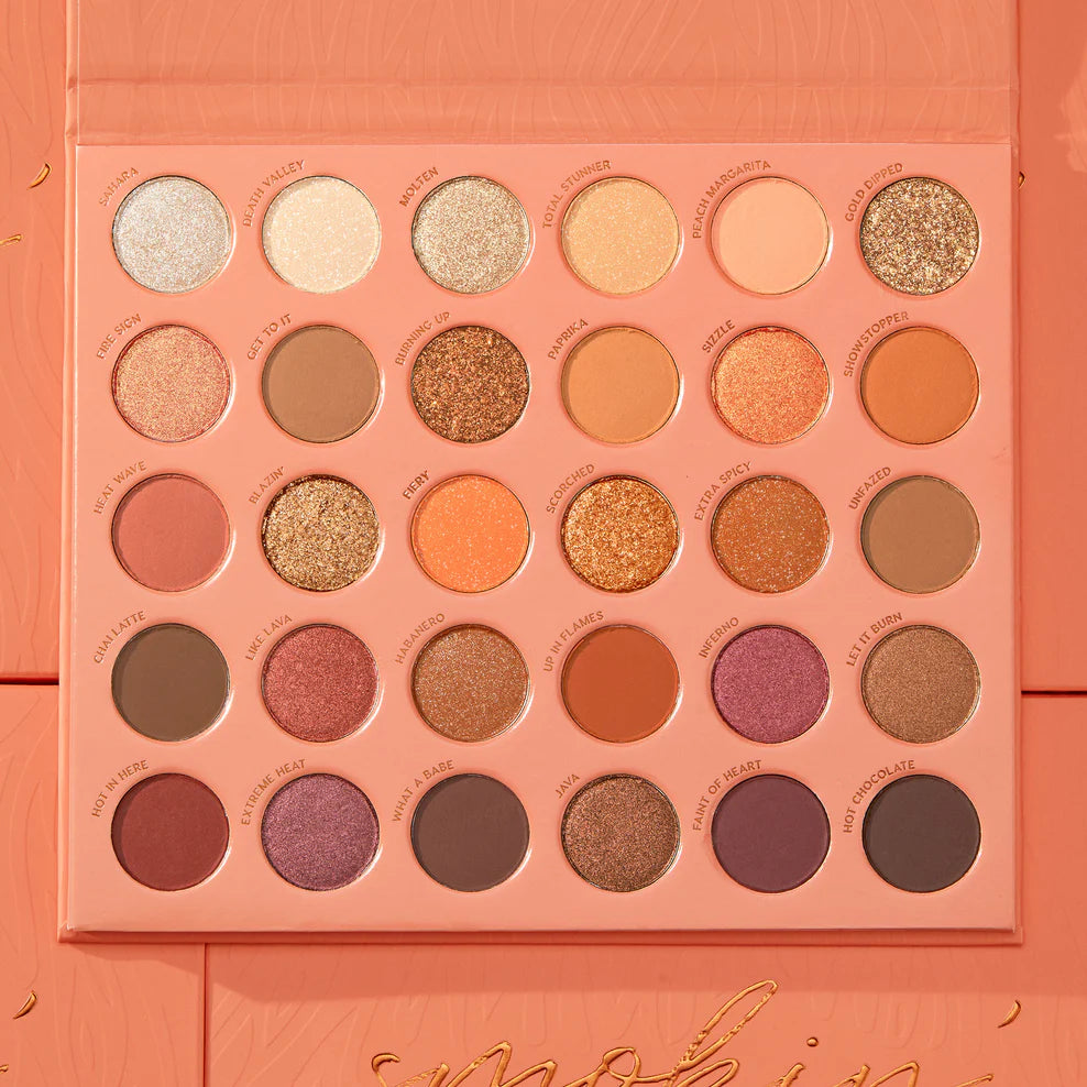 ColourPop Smokin' Hot Eyeshadow Palette - Highly Pigmented Makeup Kit for Day & Night Looks | Perfect for Parties, Date Nights & Special Occasions