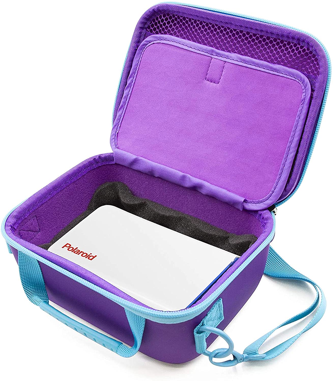 CASEMATIX Protective Travel Case for Polaroid Hi Print Bluetooth Phone Printer - Durable Carrier with Photo Paper Storage - Perfect for Travel, Parties & Instant Photo Printing On-The-Go