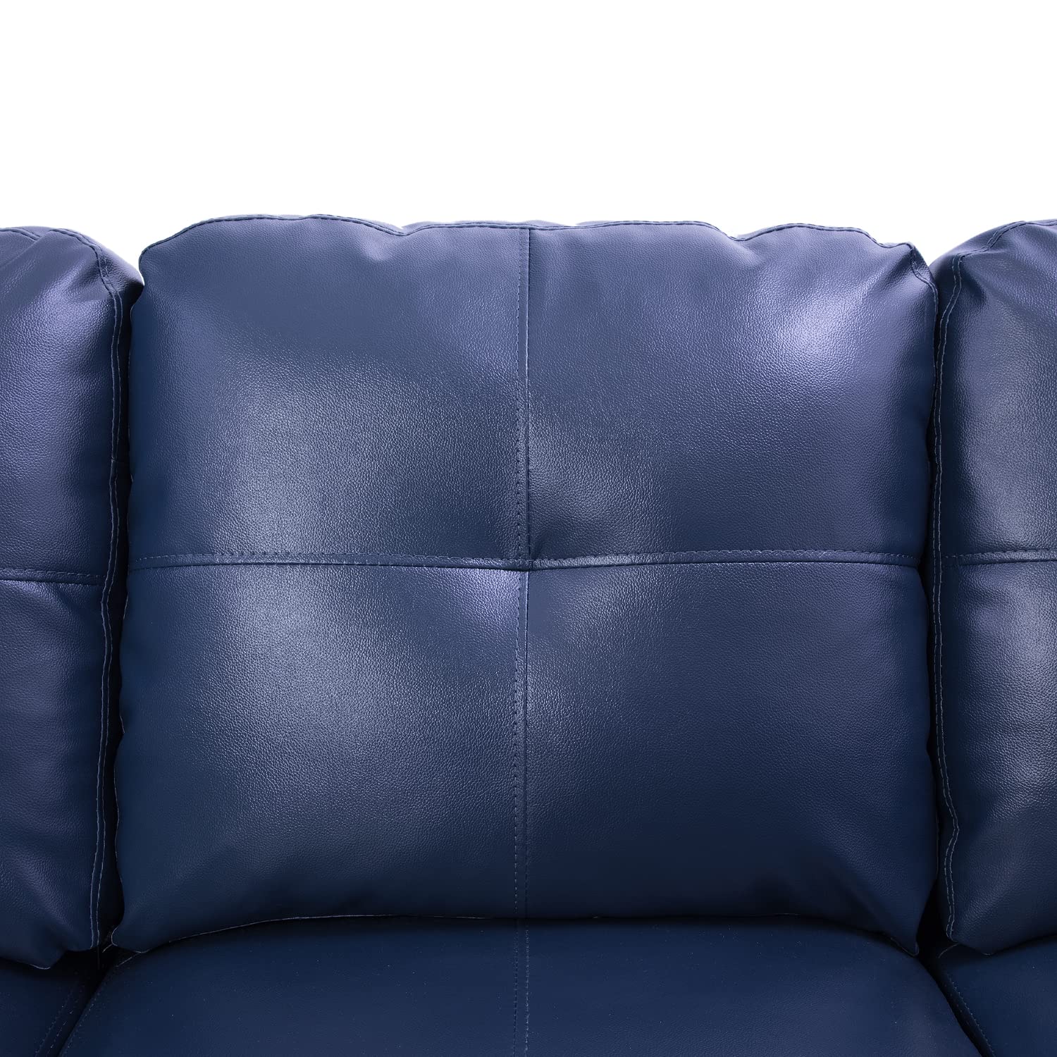 Modern L-Shaped Sectional Sofa Set for Living Room - Right Hand Facing Blue Multi-Piece Furniture | Home Decor, Lounge & Family Room Comfort | Ponliving Furniture Inc.