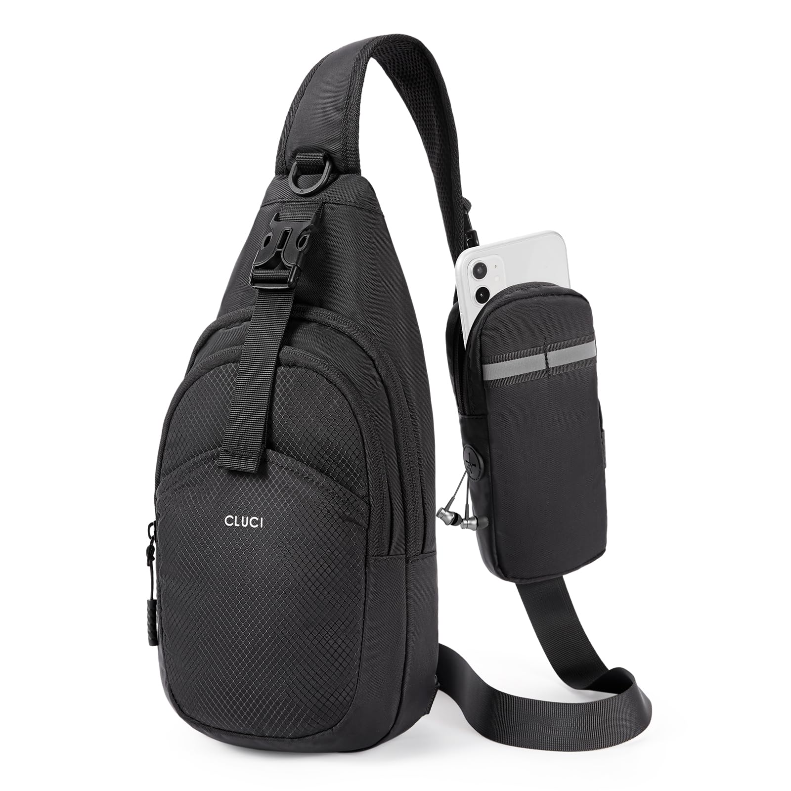 CLUCI Women's Leather Crossbody Bag - Stylish Sling Backpack for Travel, Work & Everyday Use | Durable & Fashionable Shoulder Bag