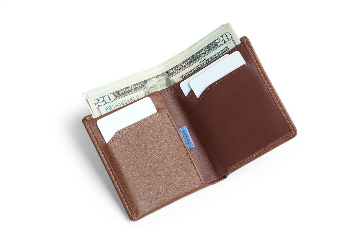 BELLROY Note Sleeve Wallet - Premium Slim Leather Wallet for Men & Women | RFID Blocking | HAZELNUT Brown | Perfect for Everyday Carry, Travel & Minimalist Lifestyle