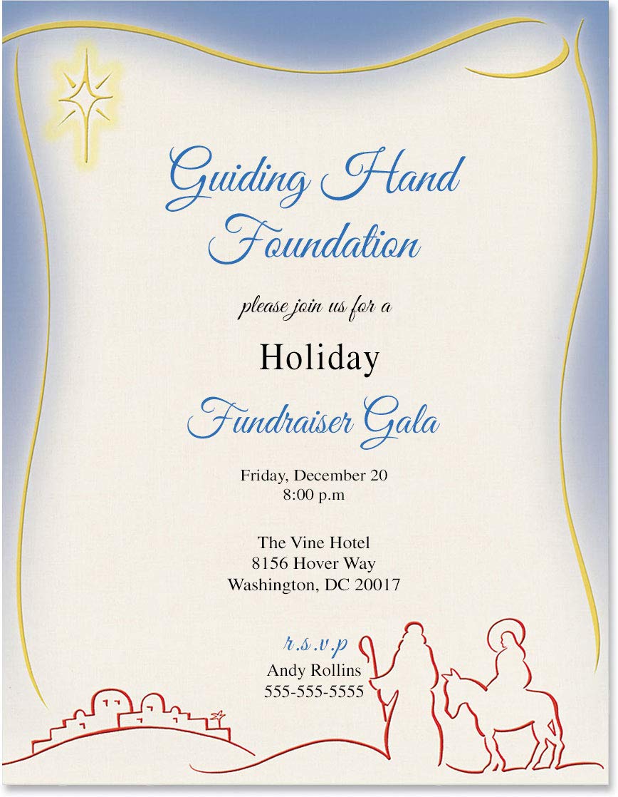 Premium Christmas Stationery Set - Elegant Journey to Bethlehem Holiday Theme Border Paper & Letterhead (8.5 x 11, 100 Sheets) for Festive Writing, Holiday Cards & Winter Decorations