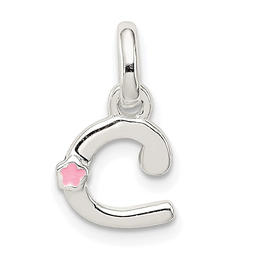 925 Silver Letter C Charm Necklace - Women's Initial Jewelry Gift for Her | Birthday, Anniversary