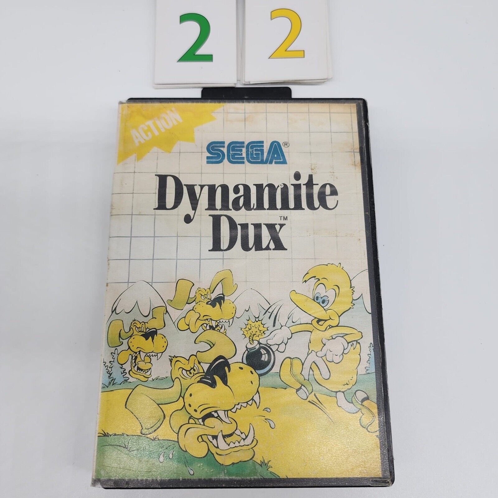 Dynamite Dux Retro Video Game for Sega Master System (PAL Version) - Classic 8-Bit Action Adventure for Vintage Gaming Enthusiasts | Perfect for Collectors & Nostalgic Game Nights