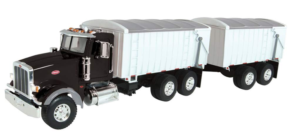 John Deere Big Farm Semi Truck with Low Boy Trailer - 1:16 Scale Die-Cast Toy for Kids & Collectors - Perfect for Farm Playsets, Construction Scenes & Display Collections