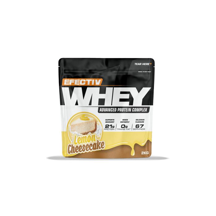 Efectiv Whey Protein Powder 2kg (4.4 lbs) - Premium Muscle Recovery & Growth Supplement for Athletes & Fitness Enthusiasts - Ideal for Post-Workout, Meal Replacement & Healthy Lifestyle