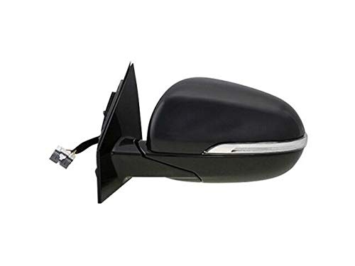 2016-2018 Kia Sorento Left Driver Side Power Mirror - Heated Glass, Turn Signal, Manual Folding, Paint to Match (No Camera/Blind Spot) | Replacement Mirror for Winter Driving & Enhanced Visibility