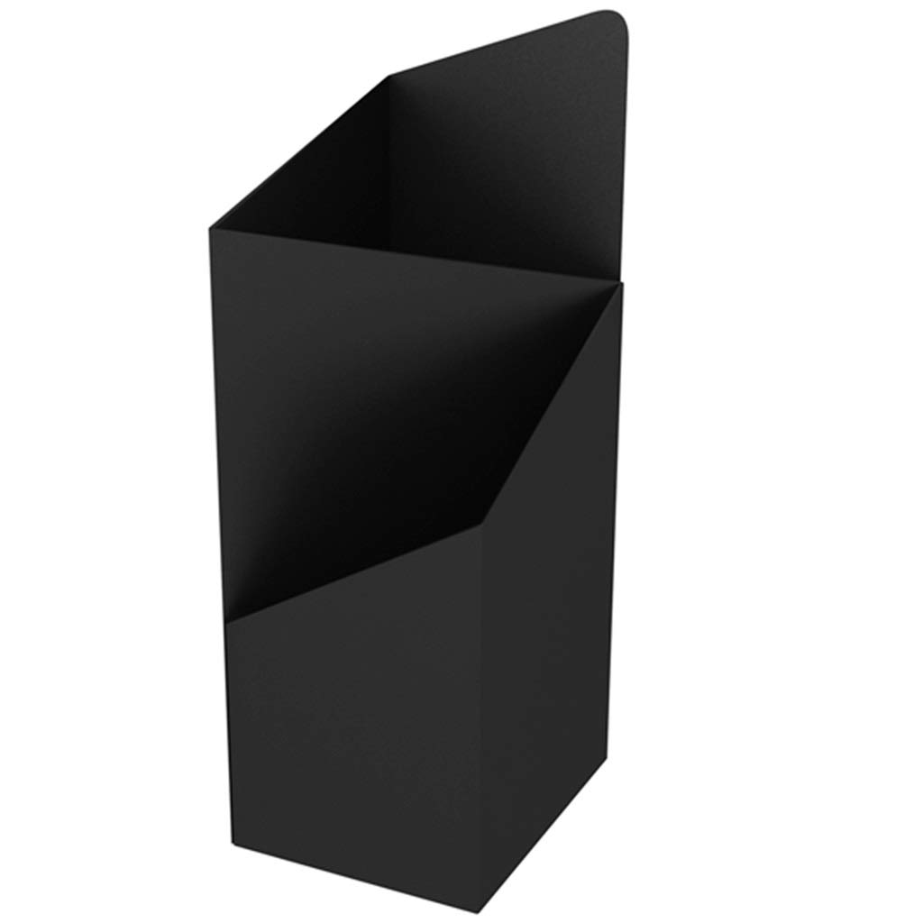 Heavy Duty Wrought Iron Umbrella Stand for Kitchen, Garden & Hotel Lobby - Black Floor Standing Umbrella Storage Tube (25x20x60cm) - Perfect for Indoor & Outdoor Use, Patio, Restaurant, and Entryway Decor