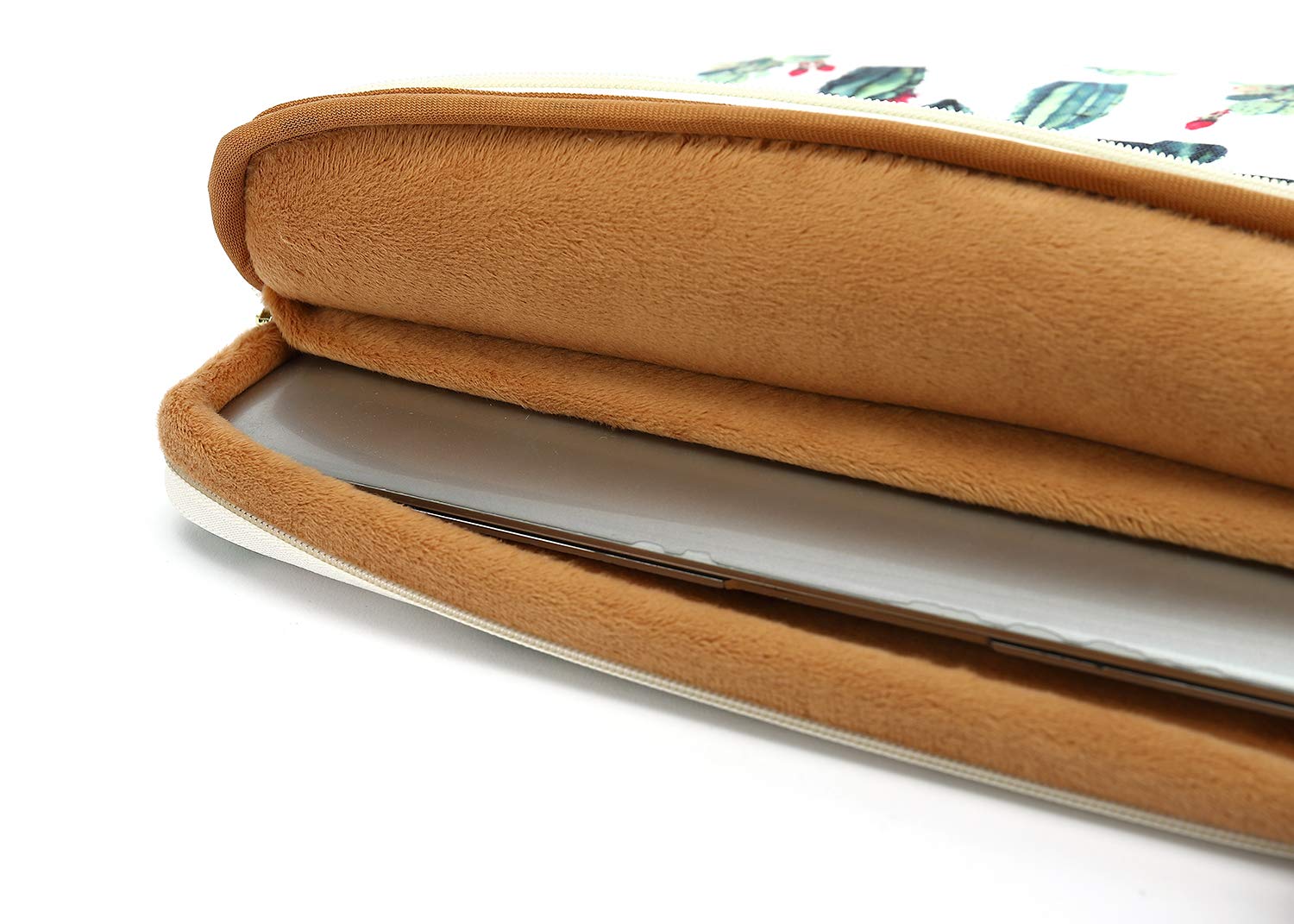 KAYOND 15-15.6 Inch Laptop Sleeve Case for MacBook Pro 15.4/16 & MacBook Air 15.4 - Water Resistant Shockproof Protective Bag with Cactus Design - Perfect for Travel, Office & School Use