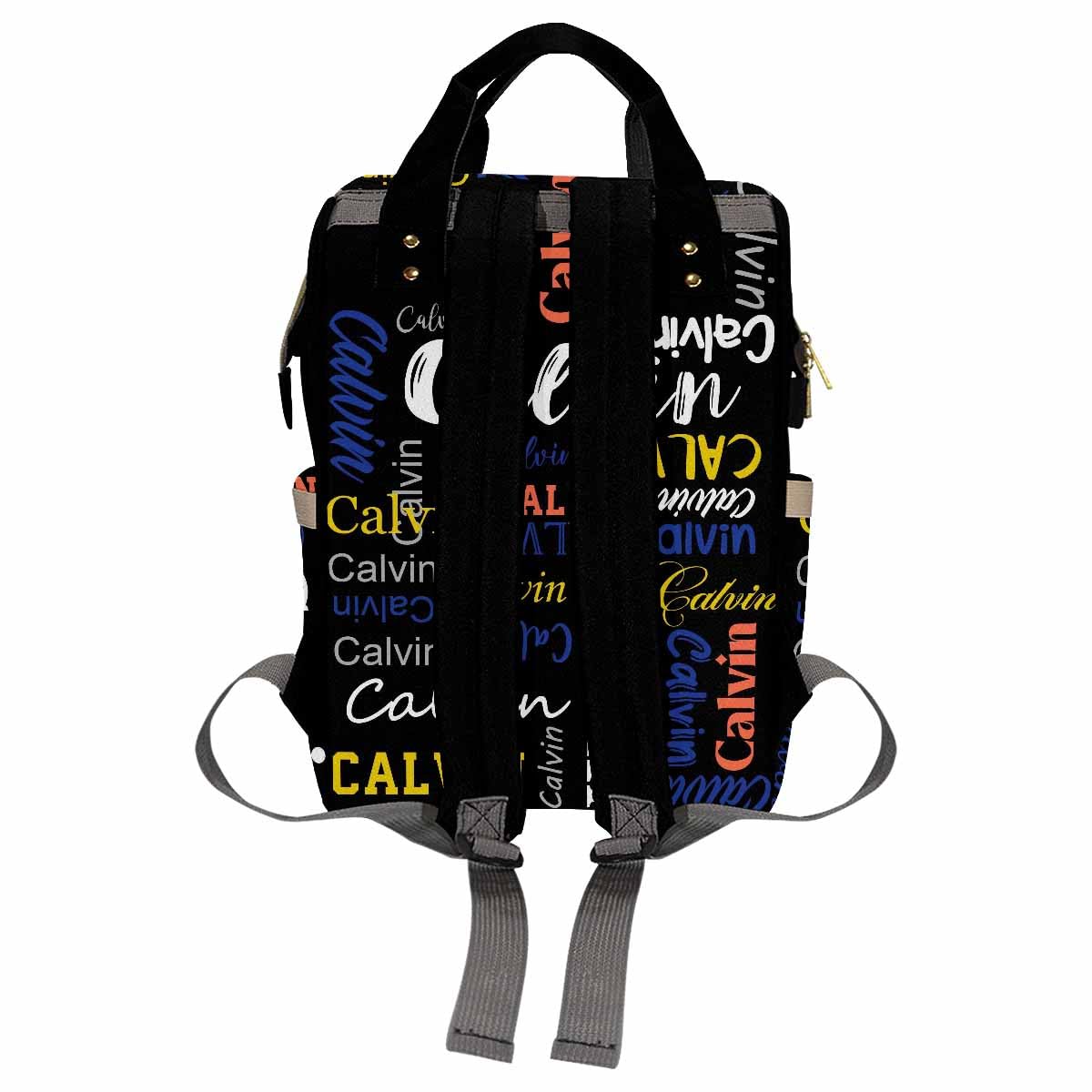 Custom Personalized Diaper Backpack with Name & Logo - Black Maternity Nursing Bag for Moms, Fashionable Baby Diaper Shoulder Bag, Casual Daypack & Travel Backpack for Mother's Day Gifts | Perfect for Nursing, Daycare, Travel & Everyday Use