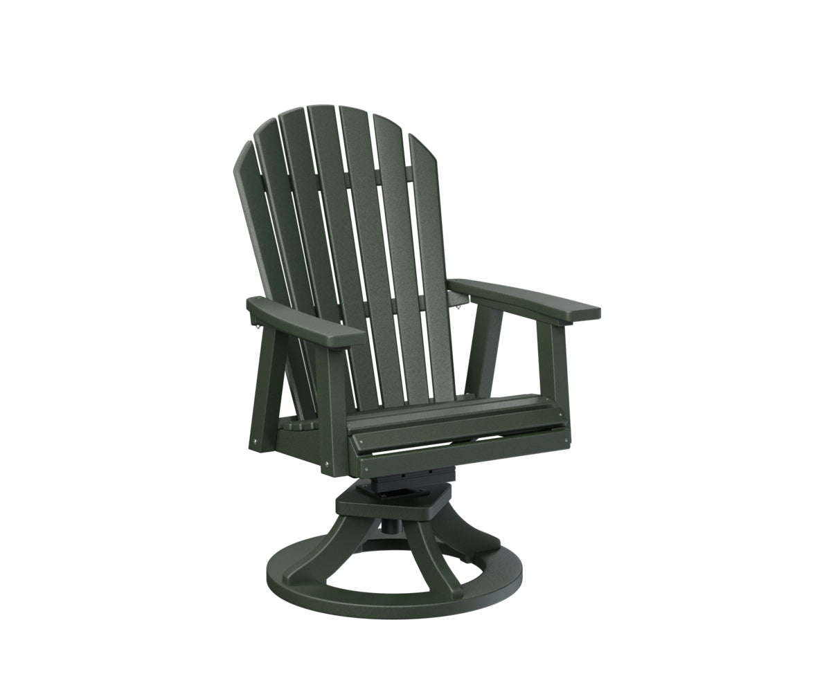 Berlin Gardens Comfo Back Swivel Rocker Dining Chair - Ergonomic Outdoor Patio Furniture for Relaxing & Dining - Perfect for Backyard, Garden, Poolside & Deck Use