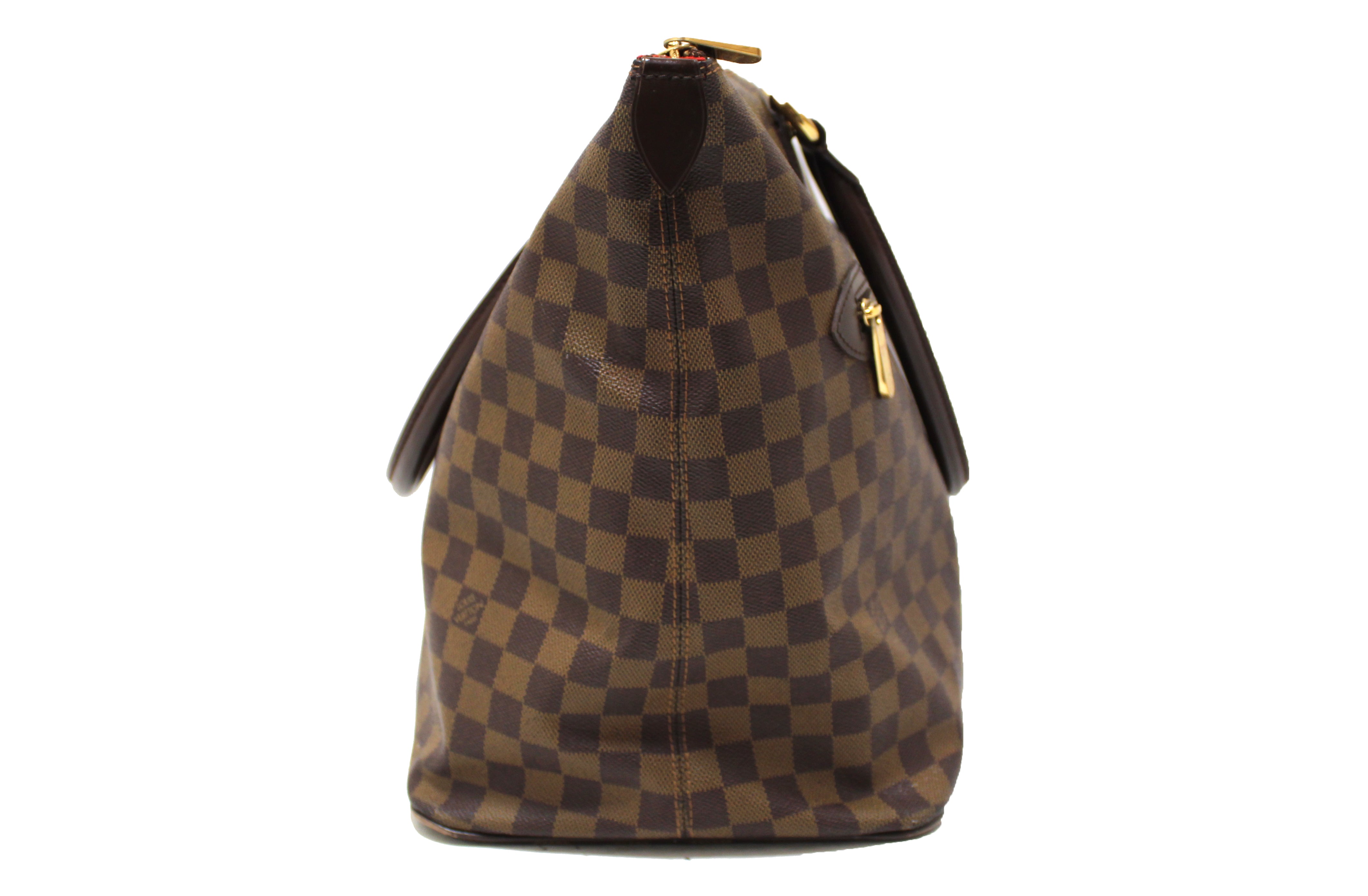 Authentic Louis Vuitton Damier Ebene Saleya GM Shoulder Bag - Luxury Designer Handbag for Women, Perfect for Work, Travel & Everyday Use