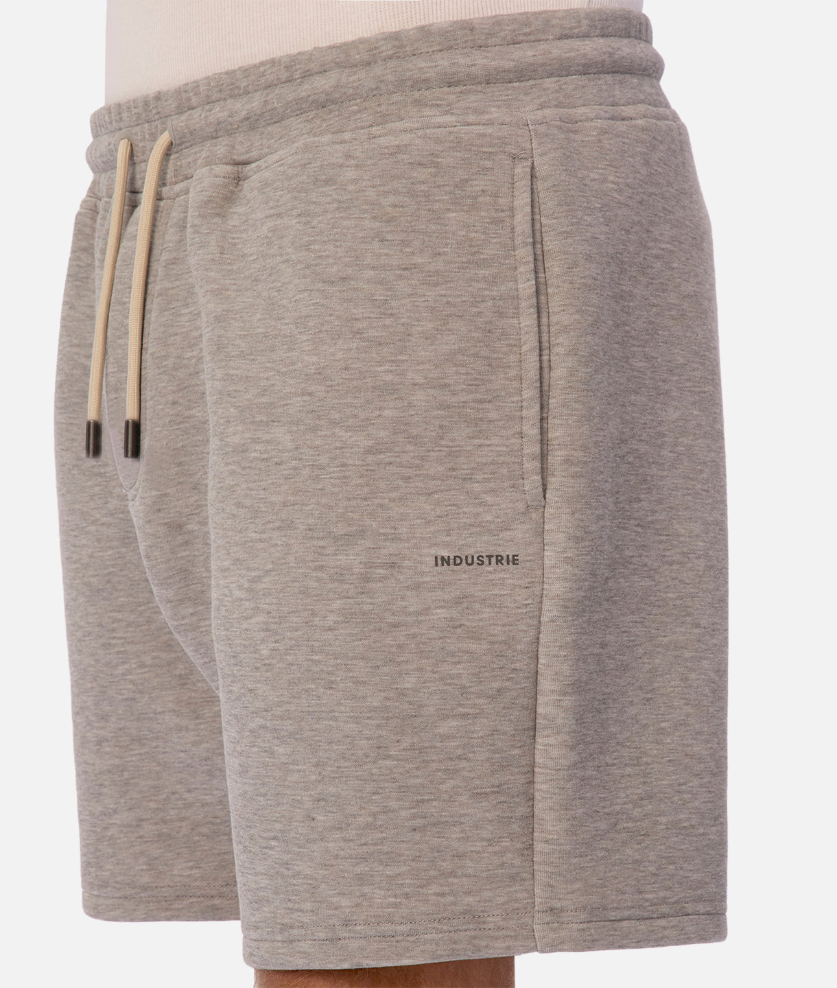 Tech Track Shorts for Men - Mid Grey Athletic Running Shorts | Lightweight, Breathable & Comfortable for Gym, Jogging & Outdoor Activities
