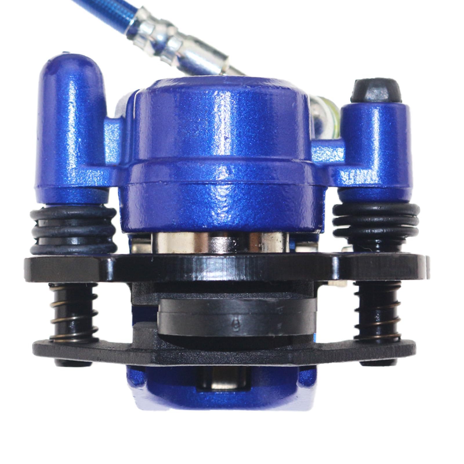 PRO BAT Rear Hydraulic Disc Brake System with Master Cylinder & Caliper - Compatible with 50cc 70cc 90cc 110cc 125cc ATV Quad Bikes - Includes Brake Pads (Blue) - Perfect for Off-Roading, Trail Riding & Dirt Bike Maintenance