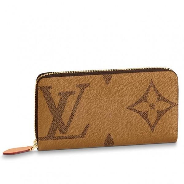Authentic Louis Vuitton Monogram Reverse Zippy Wallet in Brown | Luxury Leather Card Holder for Women | Perfect for Everyday Use & Travel Accessories