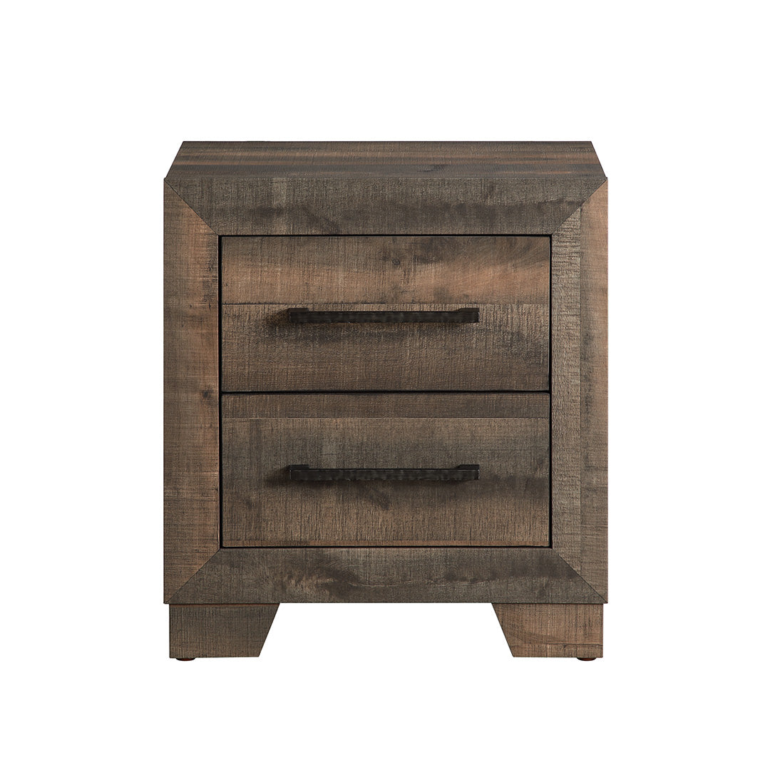 Modern Nightstand with USB Ports and Drawer - Stylish Bedside Table for Bedroom, Living Room, or Office - Perfect for Charging Devices and Storage