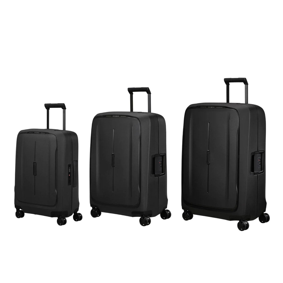Samsonite Essens 3-Piece Spinner Luggage Set - Lightweight Expandable Suitcase with 360° Wheels for Travel, Business & Vacation | Carry-On & Checked Luggage Options