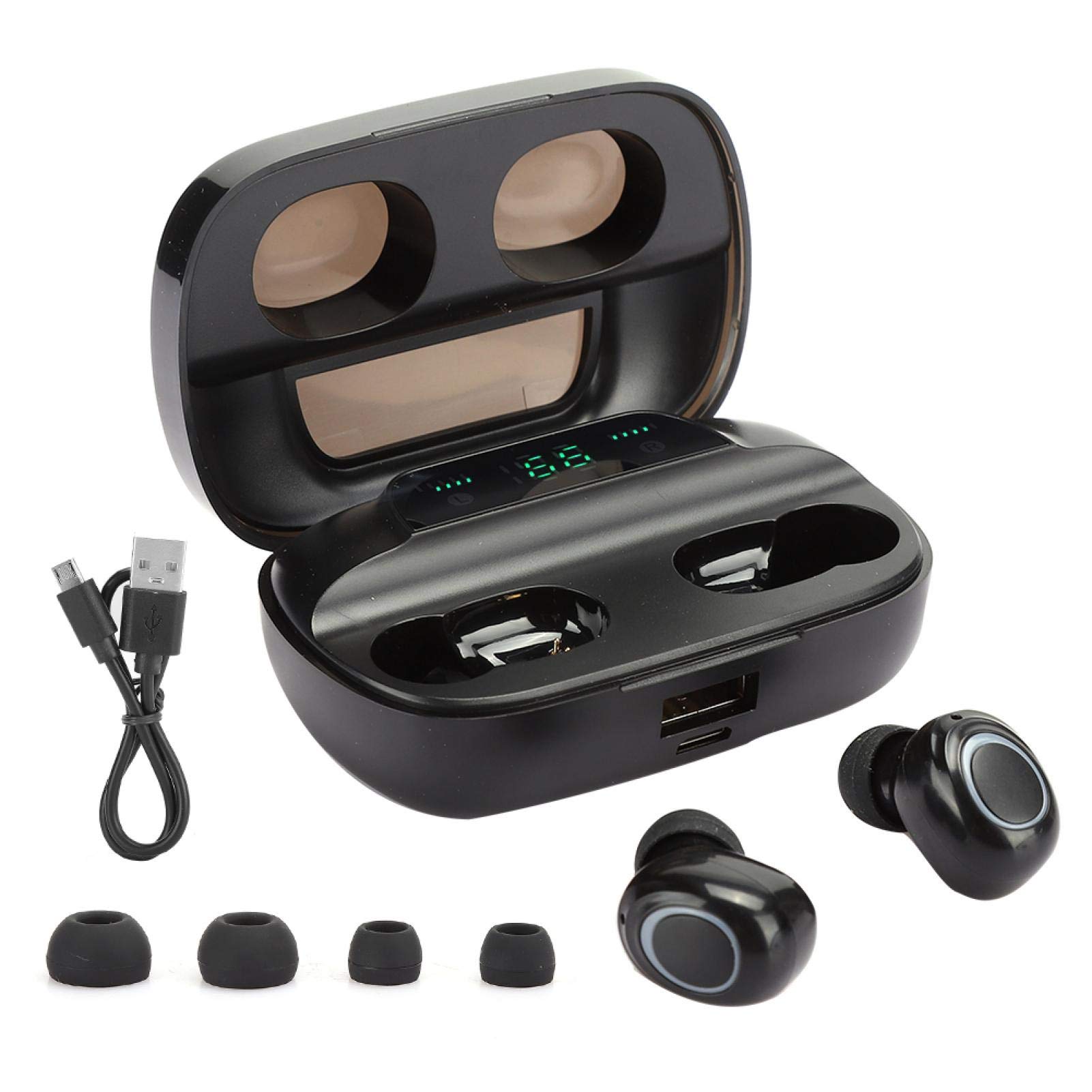 Niiyen Wireless Bluetooth Earbuds V5.0 - True Wireless Mini Earbuds with Touch Control, Stereo Sound, Noise Isolation for Home, Office, Gym & Travel - S11 Bluetooth Headphones for iPhone & Android