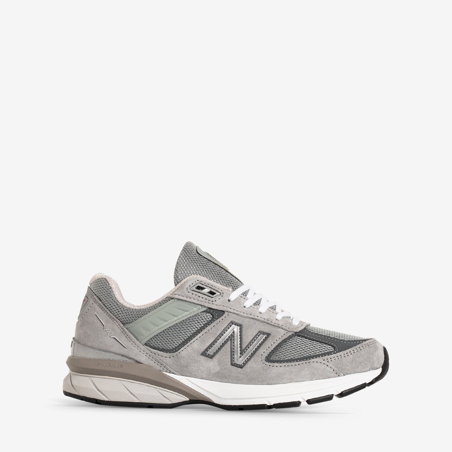 New Balance Women's 990v5 Running Shoes - Made in USA, Grey/Castlerock - Lightweight Comfort for Jogging, Walking & Everyday Wear