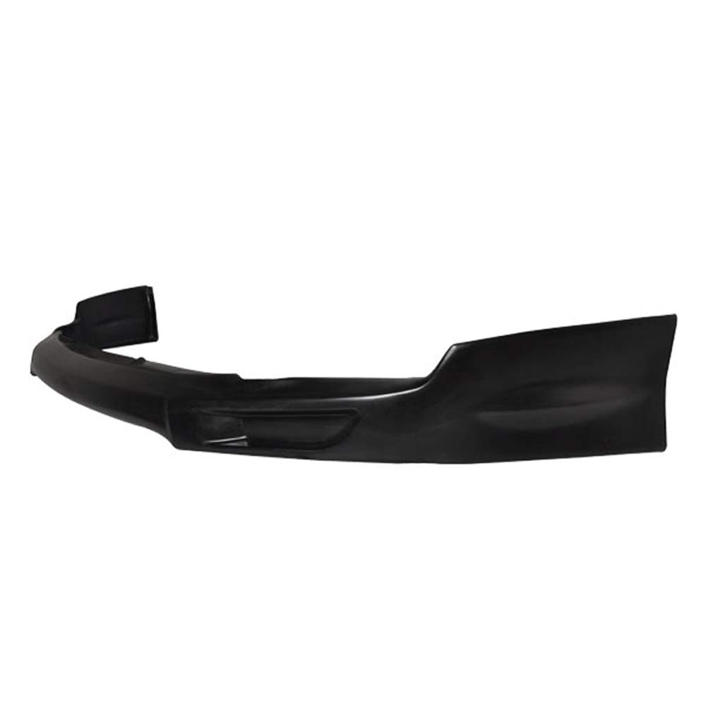 IKON MOTORSPORTS PU Black Front Bumper Lip Spoiler Splitter for 2006-2008 Honda Civic 2Dr Coupe - Aggressive Style Upgrade for Enhanced Aerodynamics & Street Racing Look