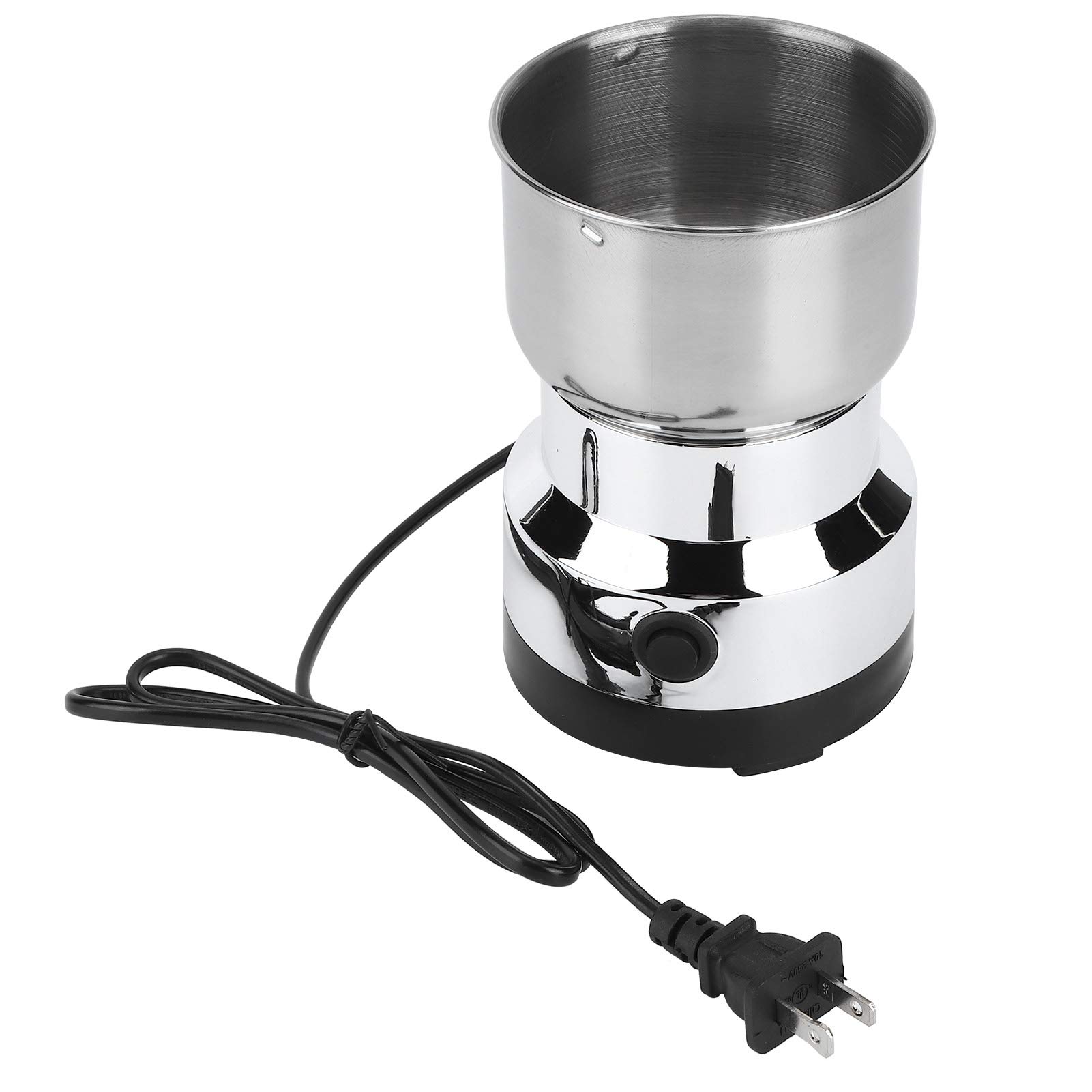 Premium Electric Coffee Grinder 100-200W - Multifunctional Kitchen Mill for Grains, Nuts, Beans & Spices - Fast & Quiet US Plug 110V - Perfect for Home Brewing, Baking & Cooking